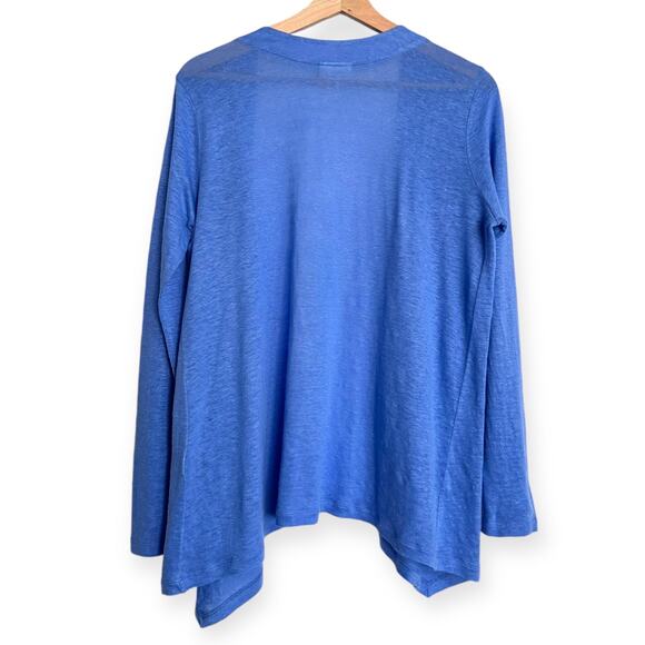 J. jill Love Linen 100% Linen Open Front Light Weight Beach Sweater Women's SP - Picture 2 of 8